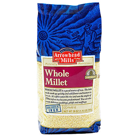 Arrowhead Mills Flours & Grains-Organic Millet Seeds Hulled