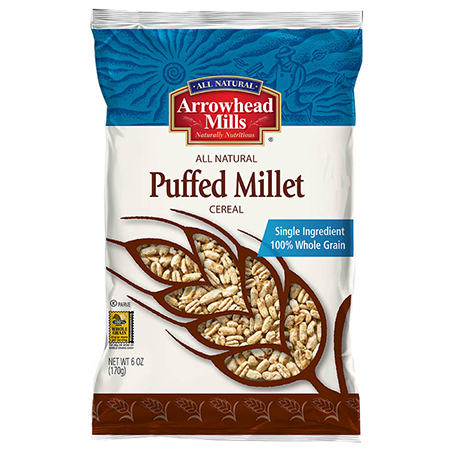 Arrowhead Mills Flours & Grains-Natural Puffed Millet Cereal