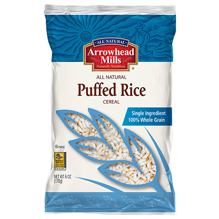 Arrowhead Mills Flours & Grains-Natural Puffed Rice Cereal