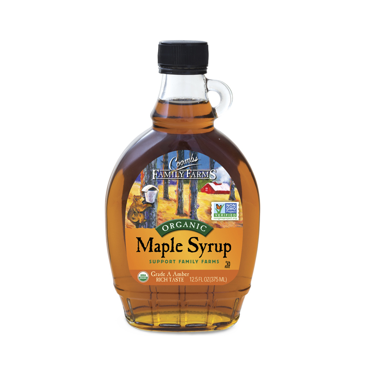 Coombs FamilyFarms - Organic Maple Syrup Amber Rich Jar