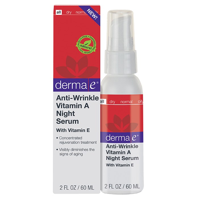 derma e - Anti Wrinkle - Vitamin A Night Serum