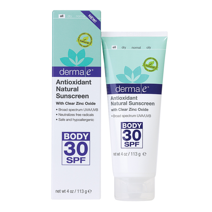 derma e - Sunscreen Natural Antioxidant - SPF-30 Body Lotion