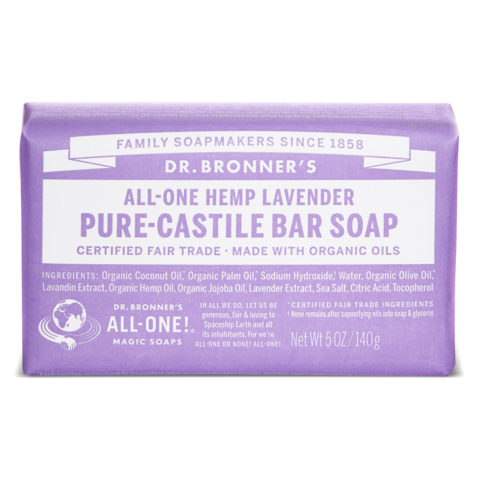 Dr. Bronner's Magic Soaps Pure Castile Bar Soap Hemp Almond