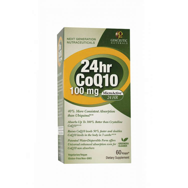 Genceutic Naturals - 24 HR CoQ10 100mg