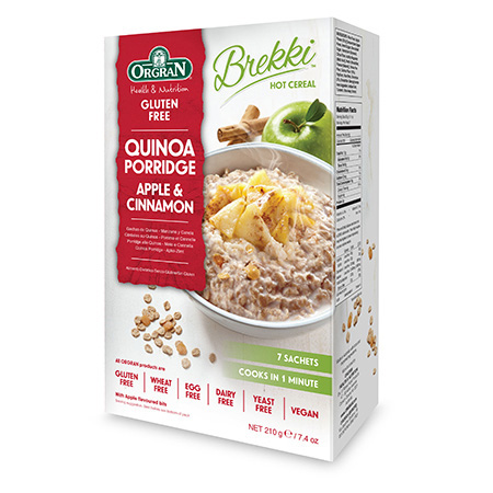 Orgran Cereals - Quinoa Porridge Apple & Cinnamon