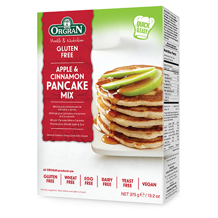 Orgran Mixes - Apple & Cinnamon Pancake Mix