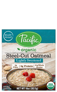 Pacic Foods - Steel Cut Oatmeal Light Sweet