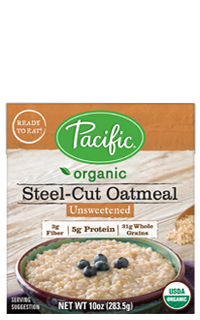 Pacic Foods - Steel Cut Oatmeal Unsweet