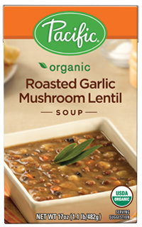Pacic Foods - Roasted Garlic/Mushroom/Lentil Soup 