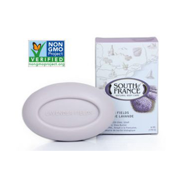 South of France® Natural Body Care - French Milled Oval Soap - Lavender Fields