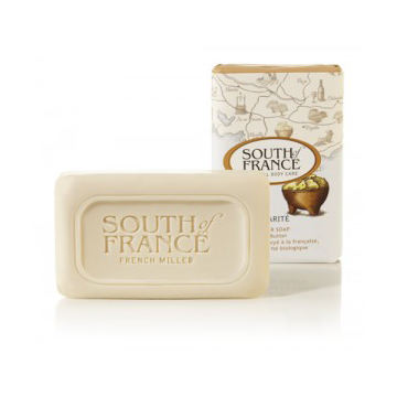 South of France® Natural Body Care - French Milled Travel Soap - Shea Butter