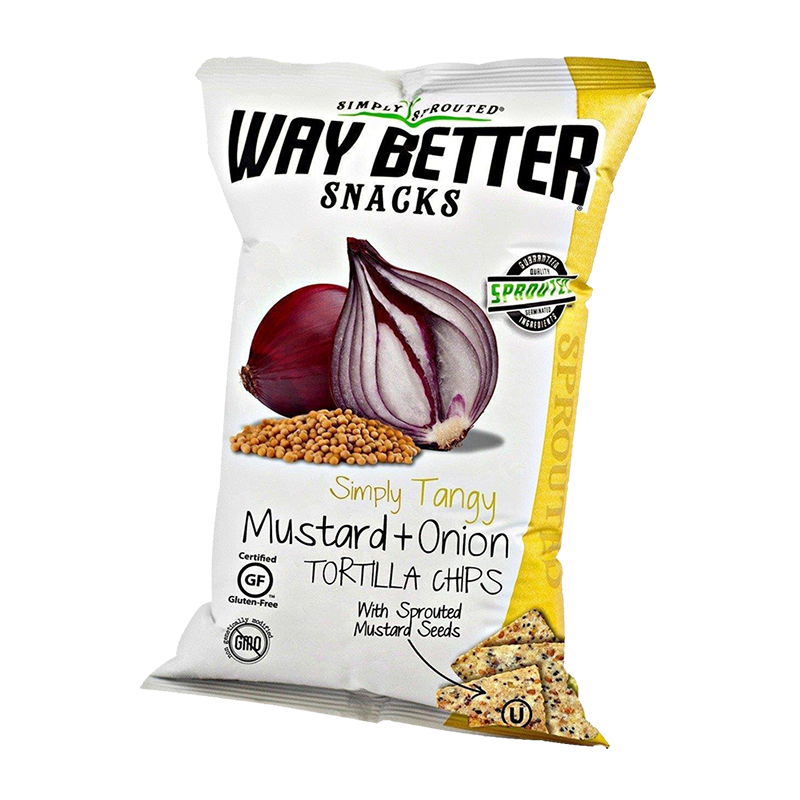 Way Better Snacks - Tortilla Chips Mustard & Onion