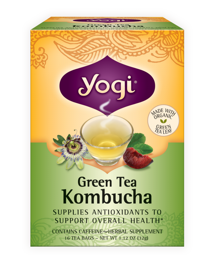 Yogi Green Teas - Green Tea with Kombucha 