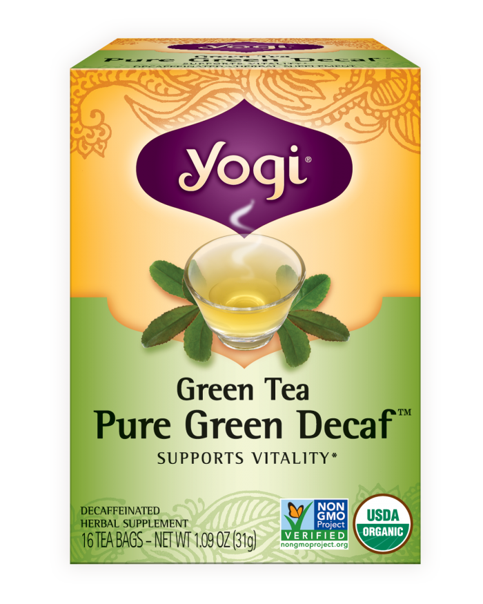 Yogi Green Teas - Green Tea Pure Green Decaf 