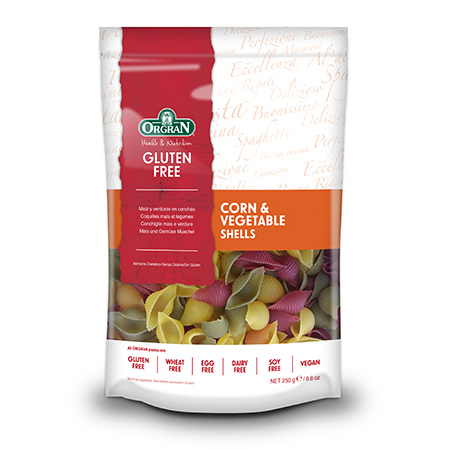 Orgran Pasta - Corn & Vegetable Shells 